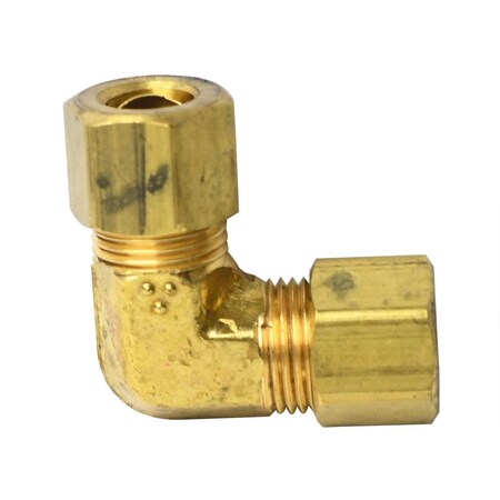 Thrifco Plumbing No. 65 5/16 Inch Lead-Free Brass Compression Elbow 4401350
